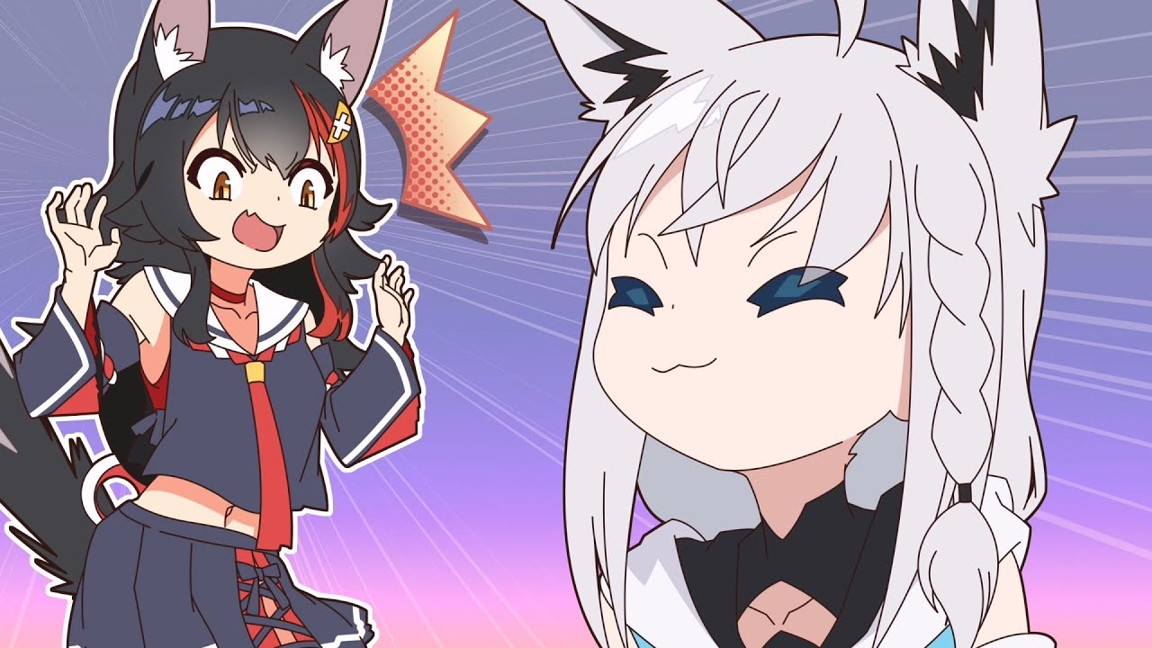 【手描き】やっぱフブキは○○だった!!伝説のホロライブの精神と時の部屋 【白上フブキ/大神ミオ/ホロライブ】