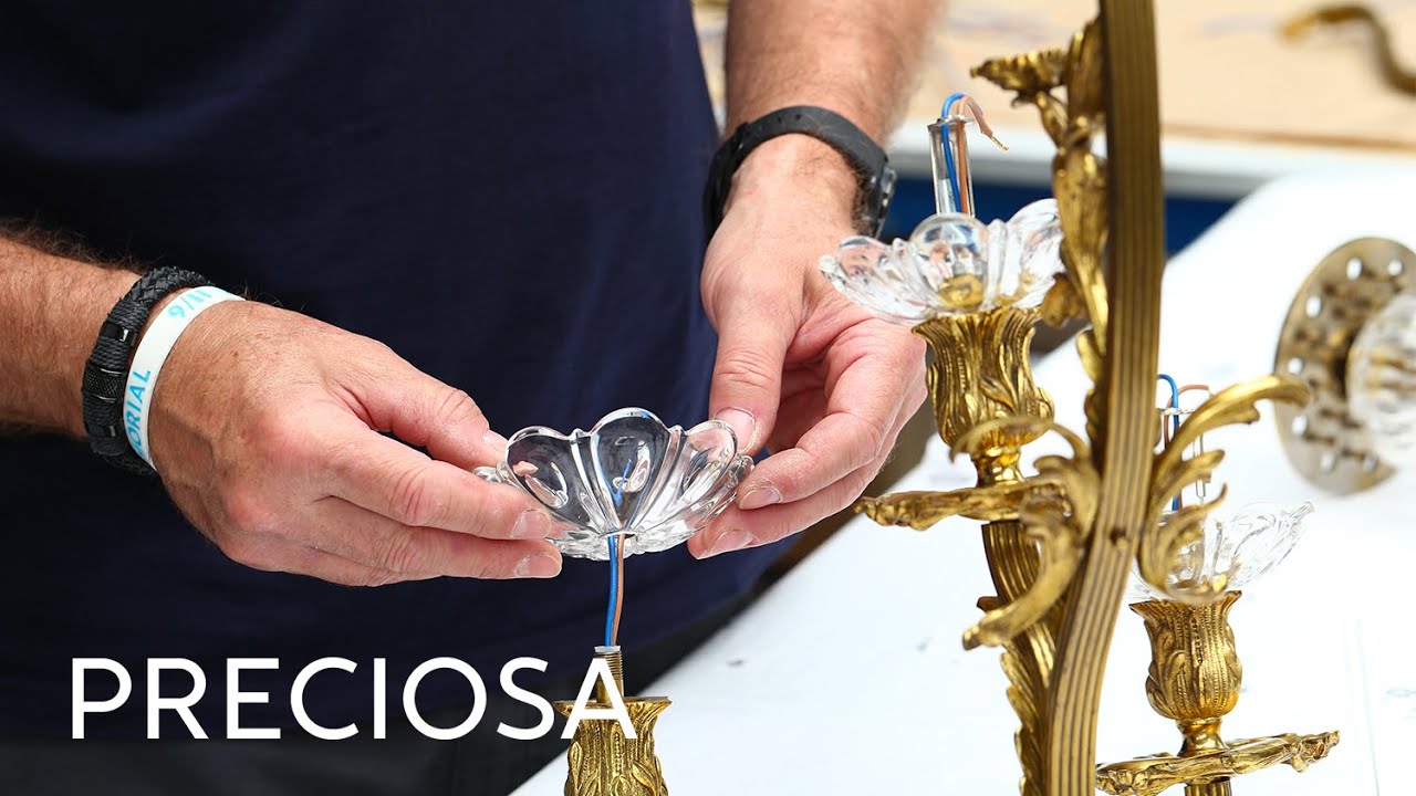 Renovace lustrů Liebiegova paláce v Liberci | PRECIOSA LIGHTING