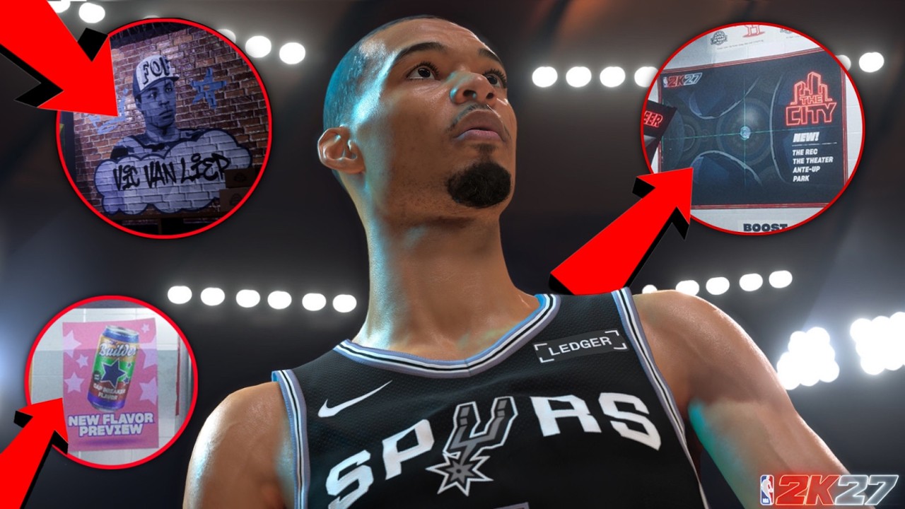 Все, что вы пропустили в тизер-трейлере NBA 2K27