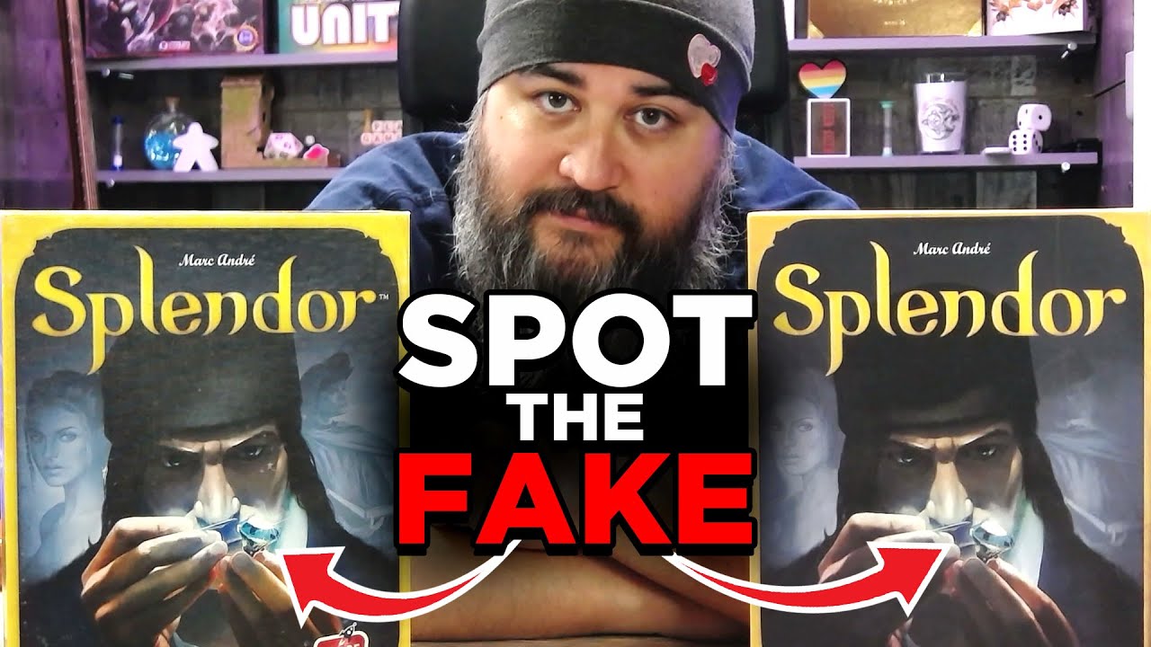 One of these is fake. (How To Spot Counterfeit Board Games)