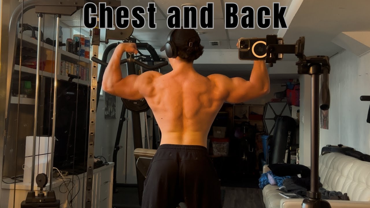 Road to My First Show #4 | Chest & Back Workout