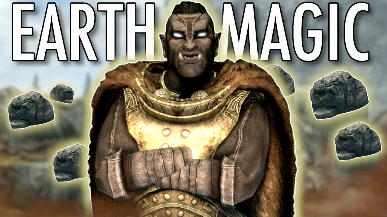 🔴SKYRIM BUT I BECOME AN EARTH MAGE 🔴