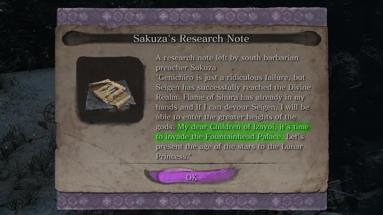 SEKIRO LMTSR Guide - How to reach the FINAL endgame event