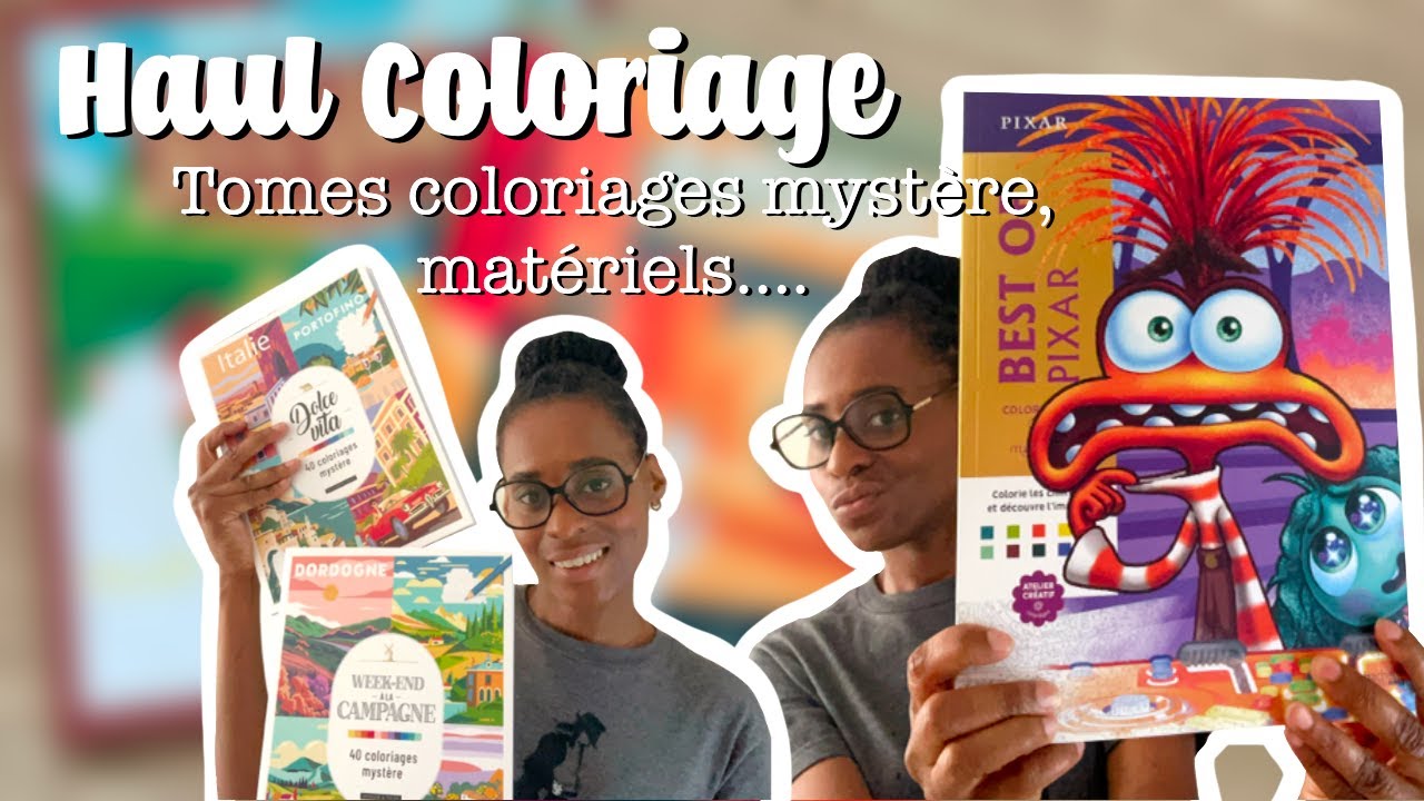 Haul Coloriage Mystères et accessoires. Mes achats de Avril à Juin 🙈
