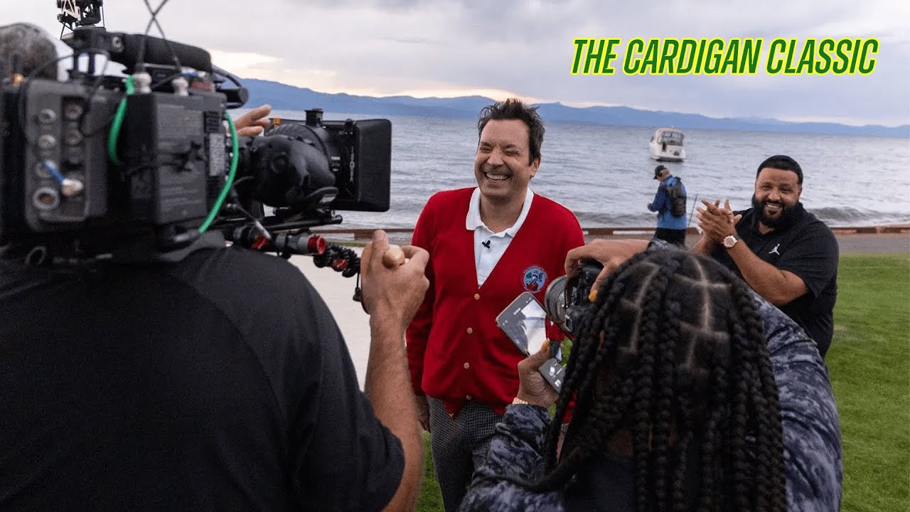Jimmy Fallon takes on DJ Khaled in the Cardigan Classic