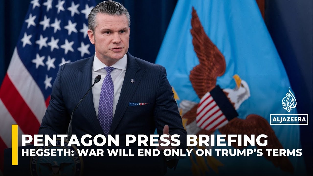 Pete Hegseth: US will &lsquo;negotiate with bombs&rsquo; if Iran refuses deal