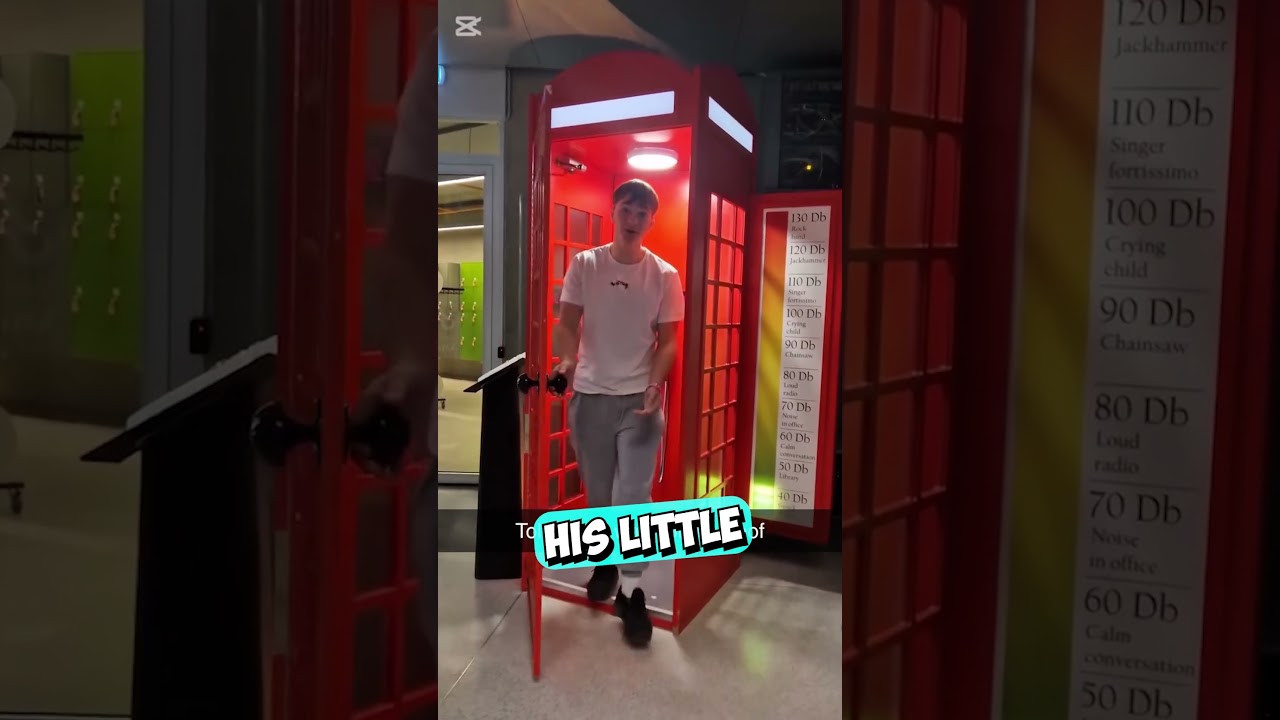 He Pretended The Telephone Box Was Soundproof 😳 #shorts