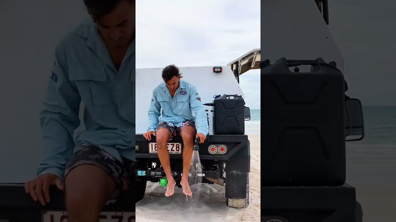 Beach days 🤝 ONTAP Portable Shower