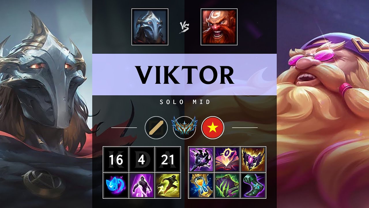 Viktor Mid vs Gragas - VN Challenger Patch 25.20