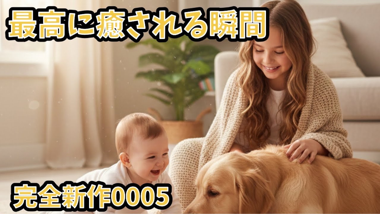 流れにまかせて赤ちゃんと犬の、ゆっくり続く日常｜完全新作 GoodSleep #0005