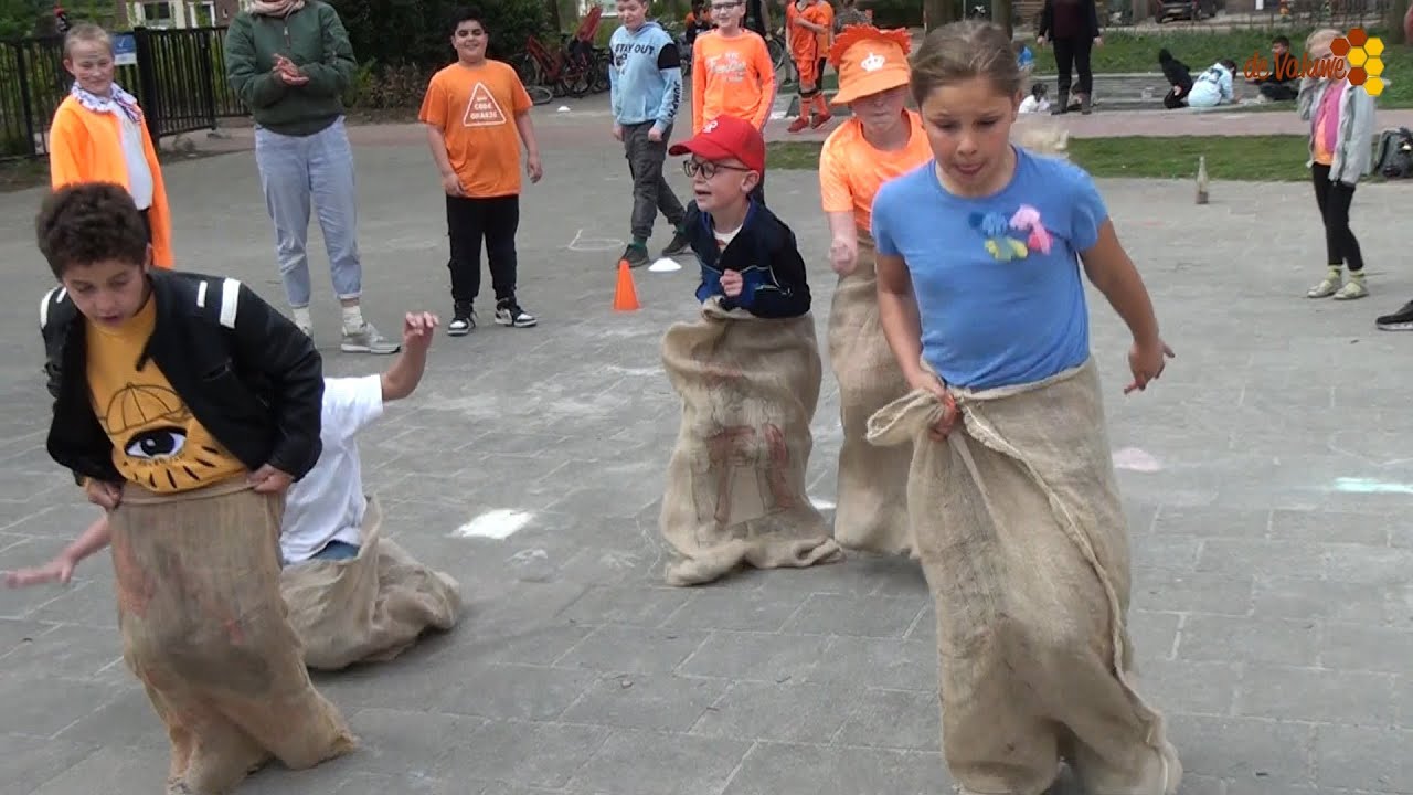 Koningsspelen Op basisschool De Regenboog in Cuijk 2022.