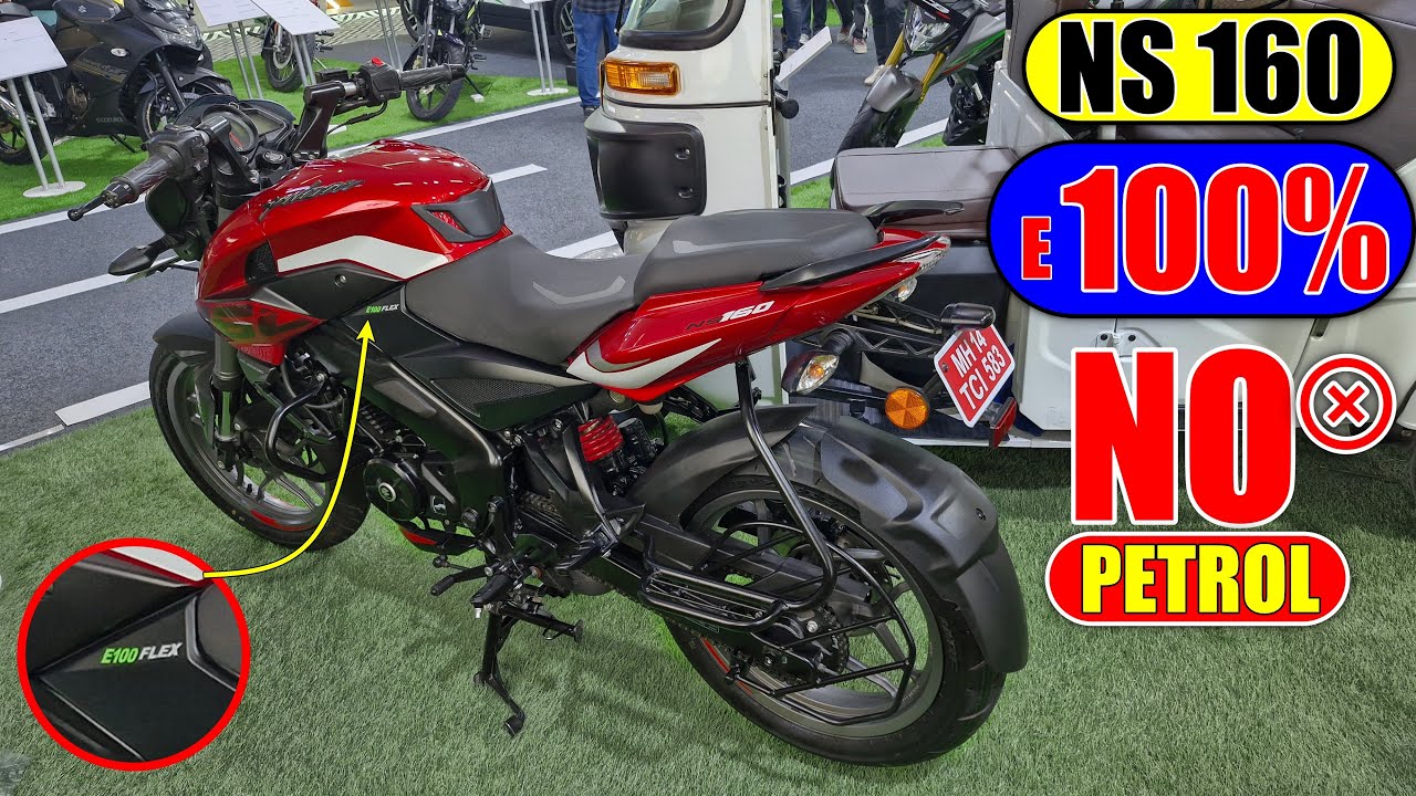 New Bajaj Pulsar NS 160 Flex Fuel E100 Launch Full Review 