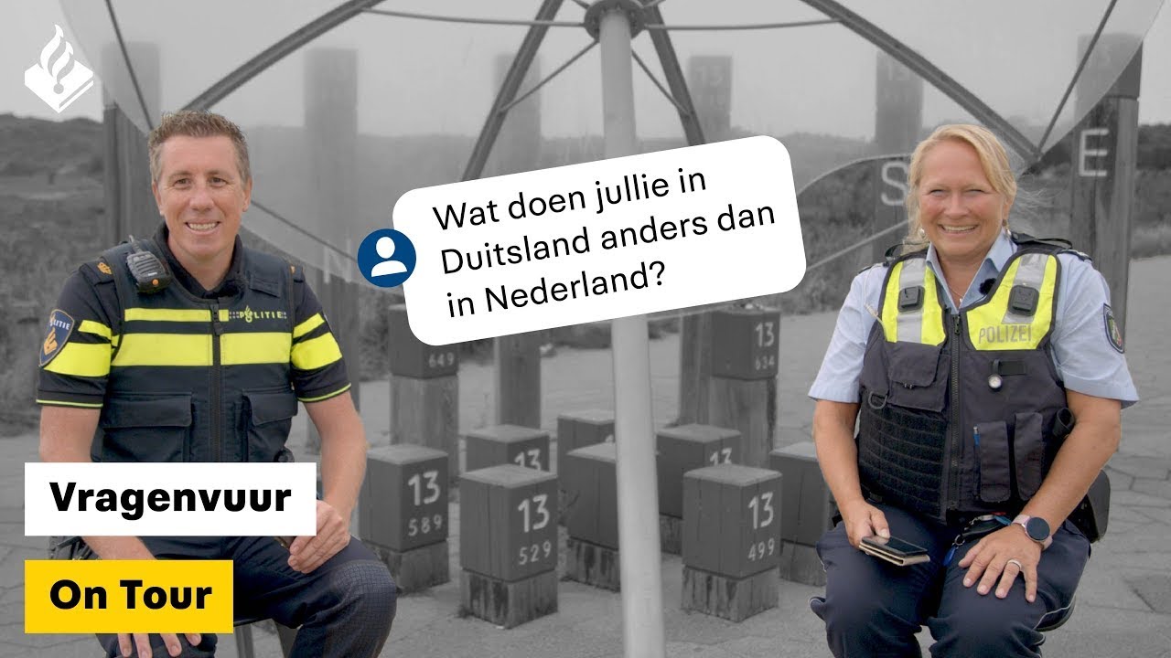Politie Richard & Polizei Claudia | Vragenvuur On Tour #25