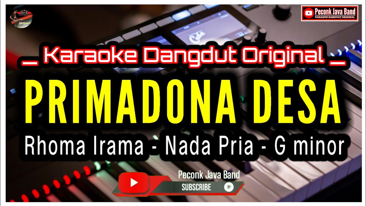 PRIMADONA DESA KARAOKE NADA PRIA RHOMA IRAMA_KARAOKE DANGDUT