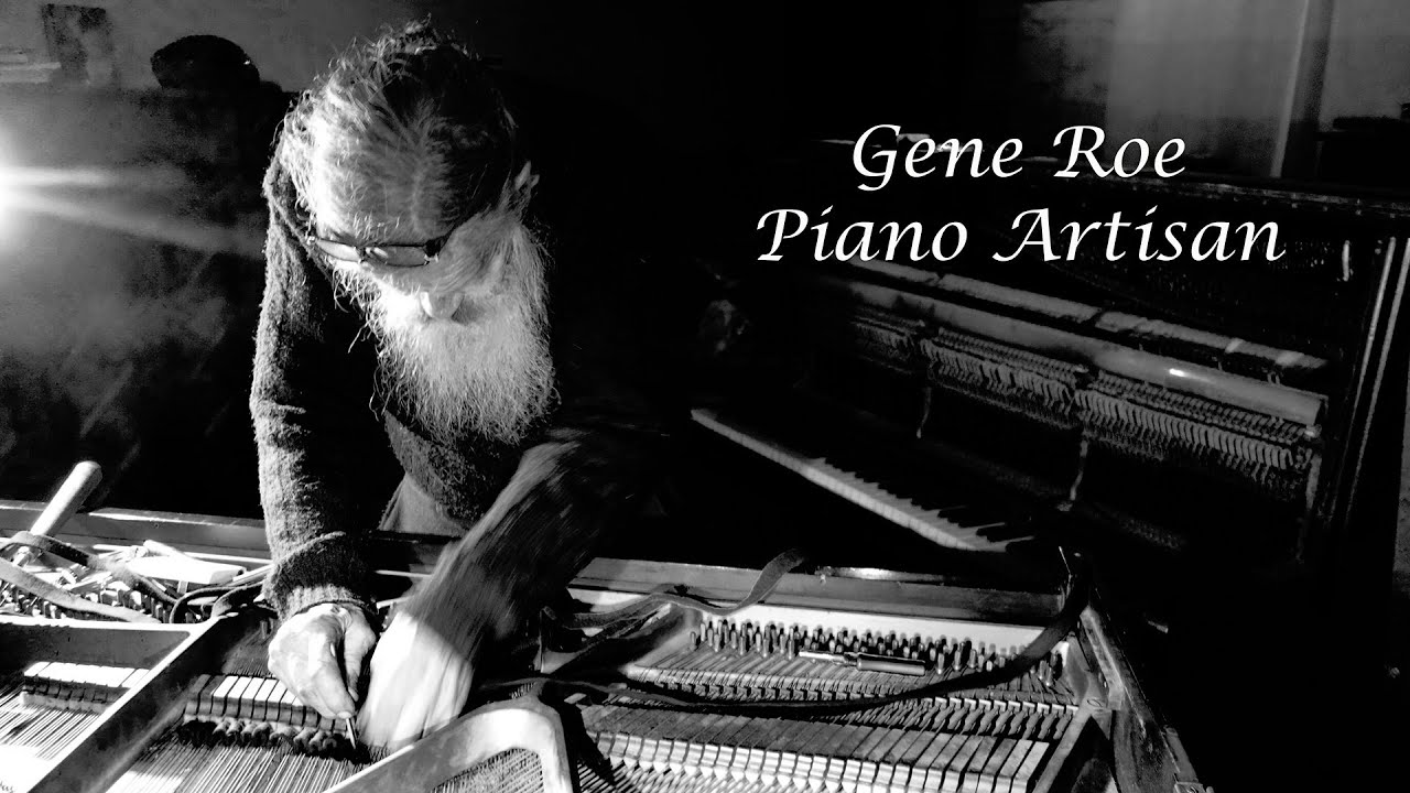 The Man Who Lives With 300 Pianos. Gene Roe, Piano Artisan. Mini-documentary.