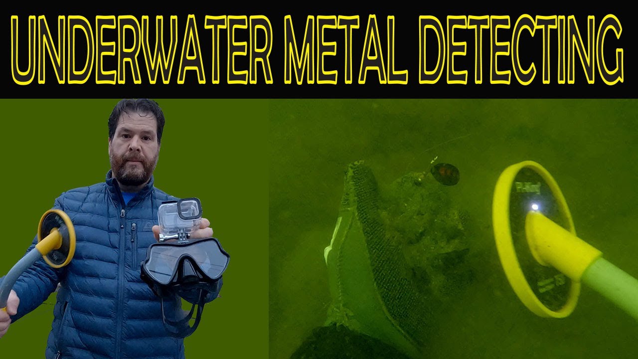 Underwater Metal Detecting Using PI-iKing Underwater Metal Detector & Octomask, at Lake Washington