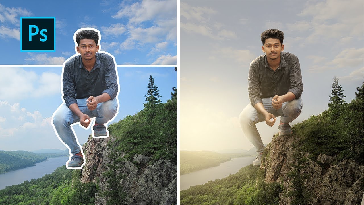 Photoshop Manipulation Surreal Tutorial - Big Human