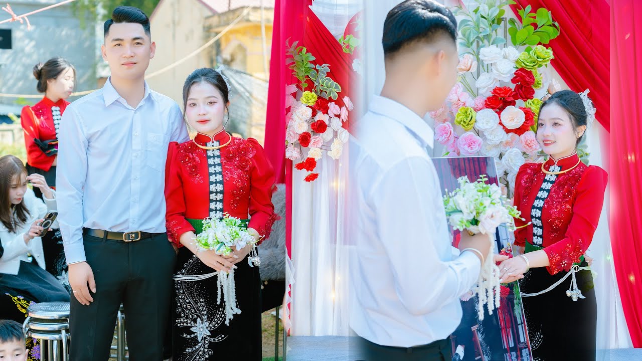 TOÀN CẢNH MỪNG ĐÁM CƯỚI [ LỄ THÀNH HÔN - { TUẤN THÀNH & KIỀU NGA } BẢN LÀO - CHIỀNG LA .SL