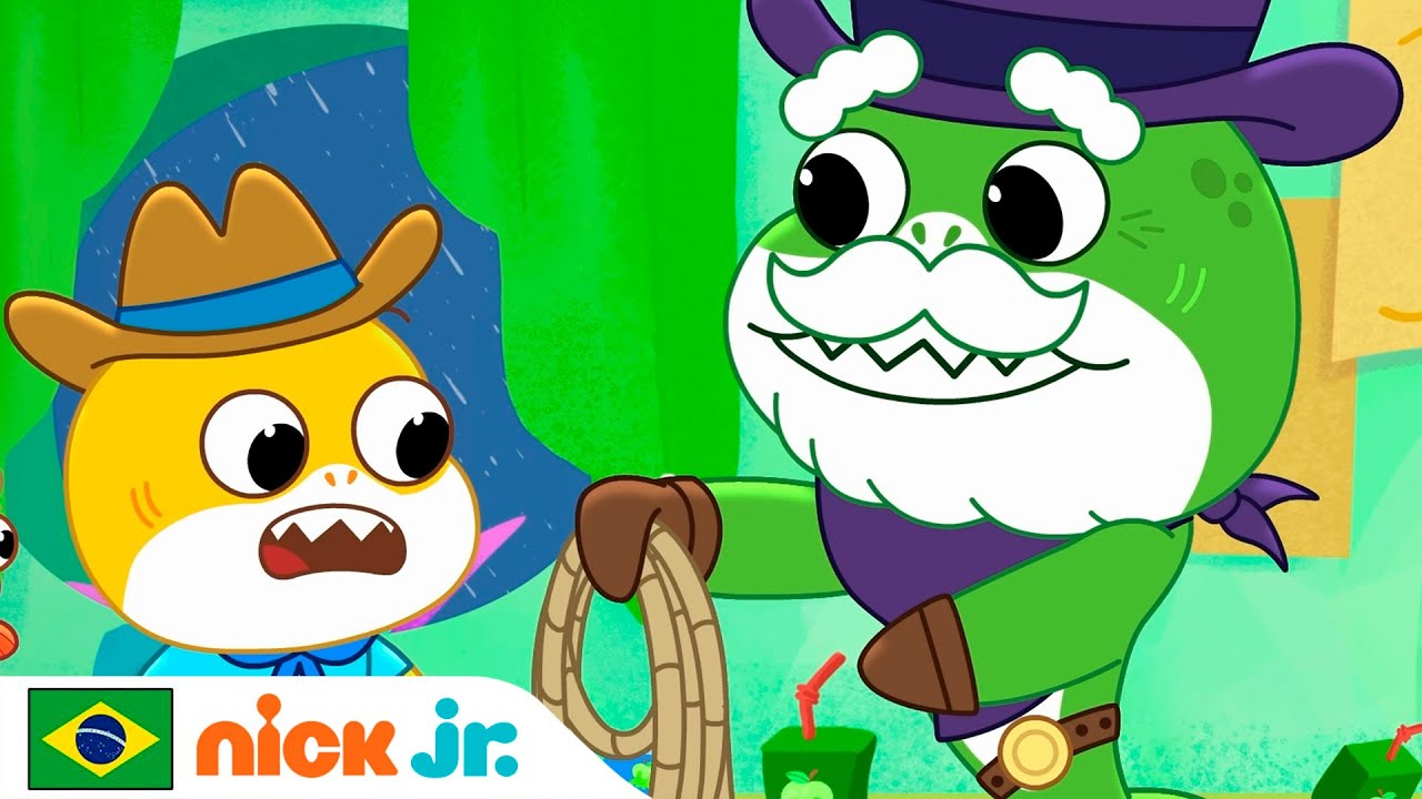 Baby Shark | Dia chuvoso embaixo d’água | Nick Jr. em Português