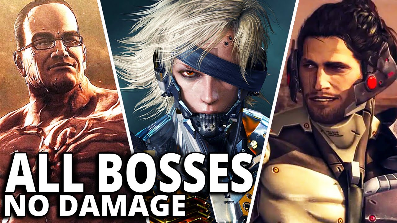 Metal Gear Rising: Revengeance - ALL BOSSES (No Damage - Revengeance - S Rank)