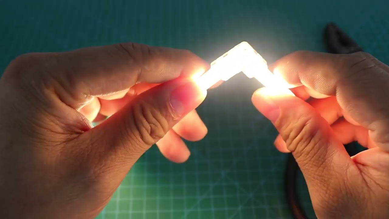 New L-Shaped Solderless Connector for COB LED Strips | Seamless Connection