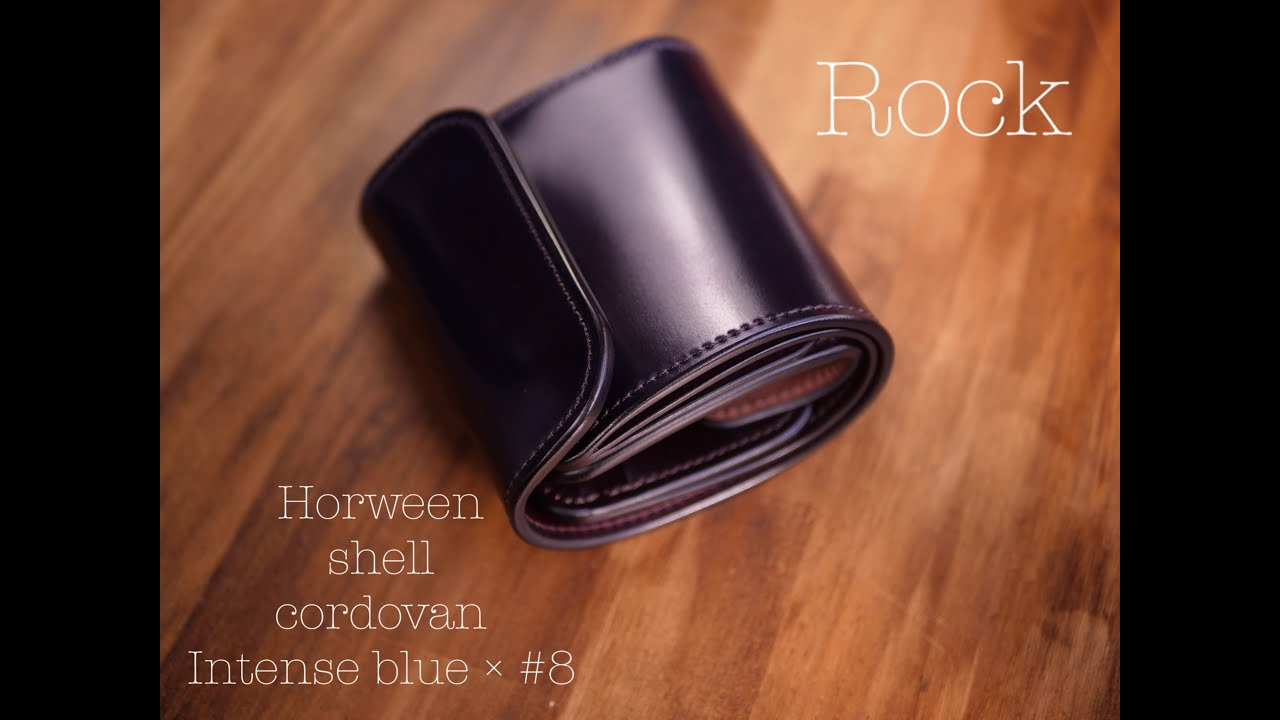 Rock / Horween shell cordovan Intense blue × #8 2/27（金）20時前後にオンラインショップより販売致します。