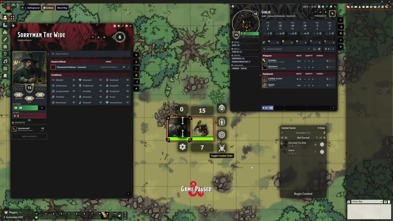 Foundry V12 Automations: 4-Midi-QoL Concentration