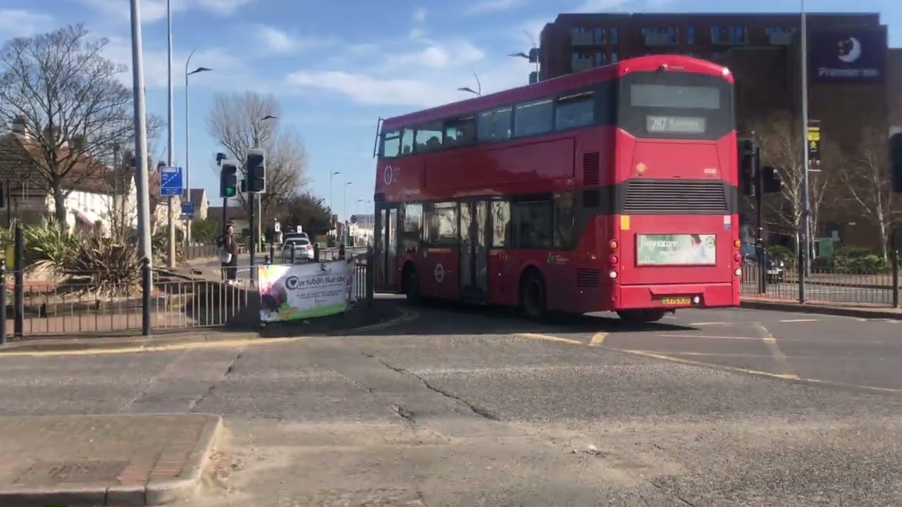London Buses 174 175 287 Cars Truck Chequers Lane Merrilands Retail Park in Dagenham (Part 10)