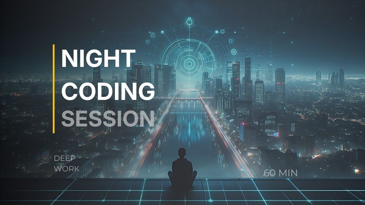 Night Coding Music for Deep Work & Programming (60 Min Focus Session)
