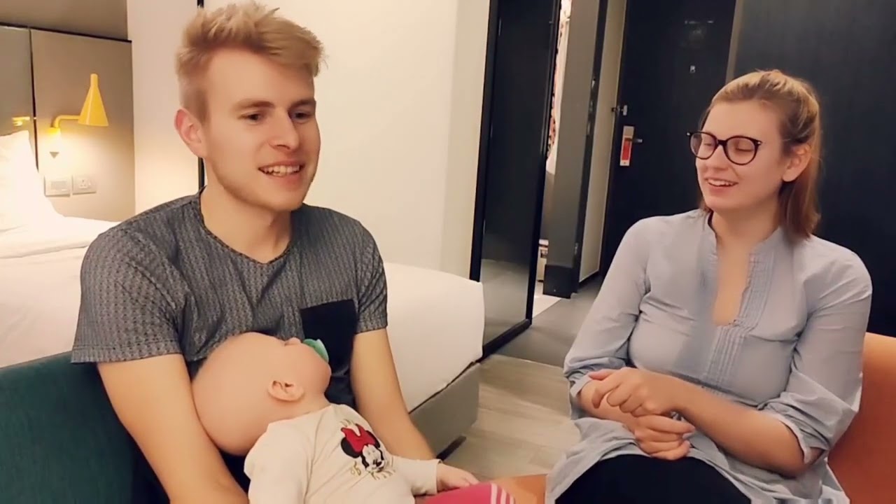 Vlog #1 Langzeitreise nach Thailand (Südostasien) mit Baby. Flug und Ankunft in Bangkok (Teil 1)
