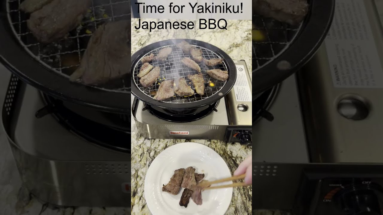 Yakiniku time! with Iwatani's 35FW butane stove
