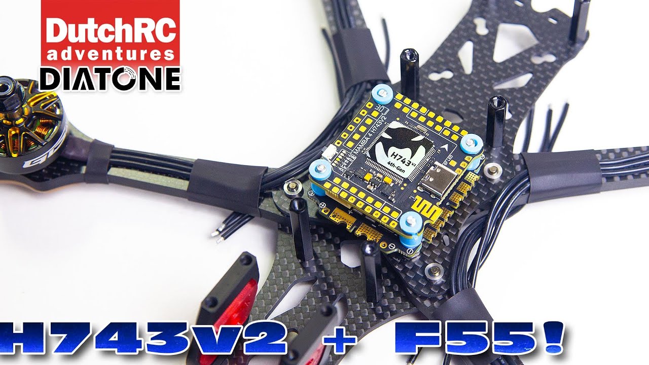 Diatone / Mamba H743 V2 Dual ICM-42688P + F55 128K Blheli32 Stack Review!