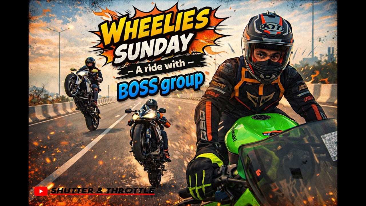 Wheelies Sunday - Ride with BOSS group | Sunday breakfast ride on Superbikes