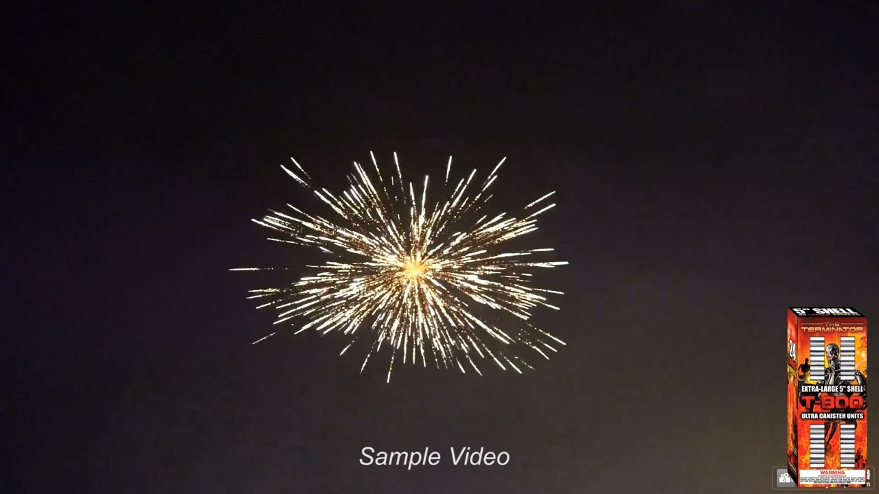 Terminator T 800 Artillery Shells | Fox Brand Fireworks