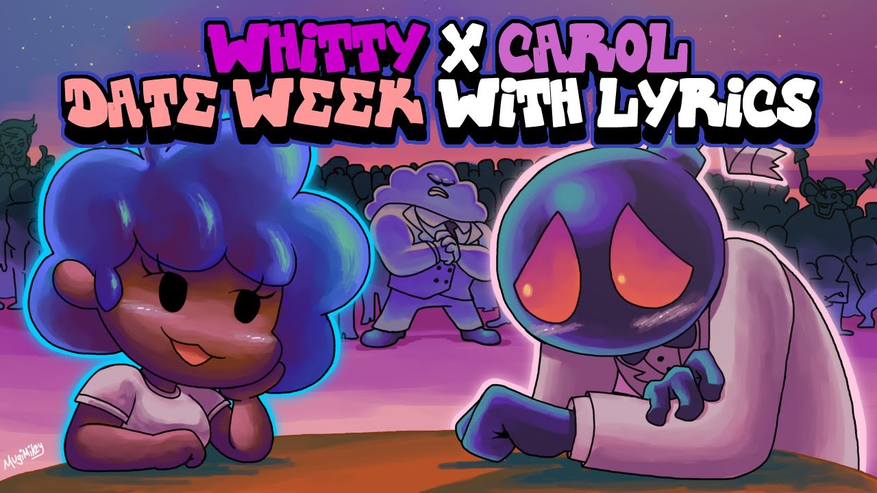 Whitty X Carol Date Week WITH LYRICS By RecD - Friday Night Funkin' THE MUSICAL