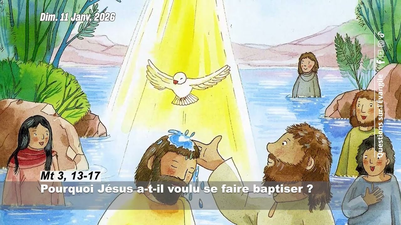 Pourquoi Jésus a-t-il voulu se faire baptiser ?