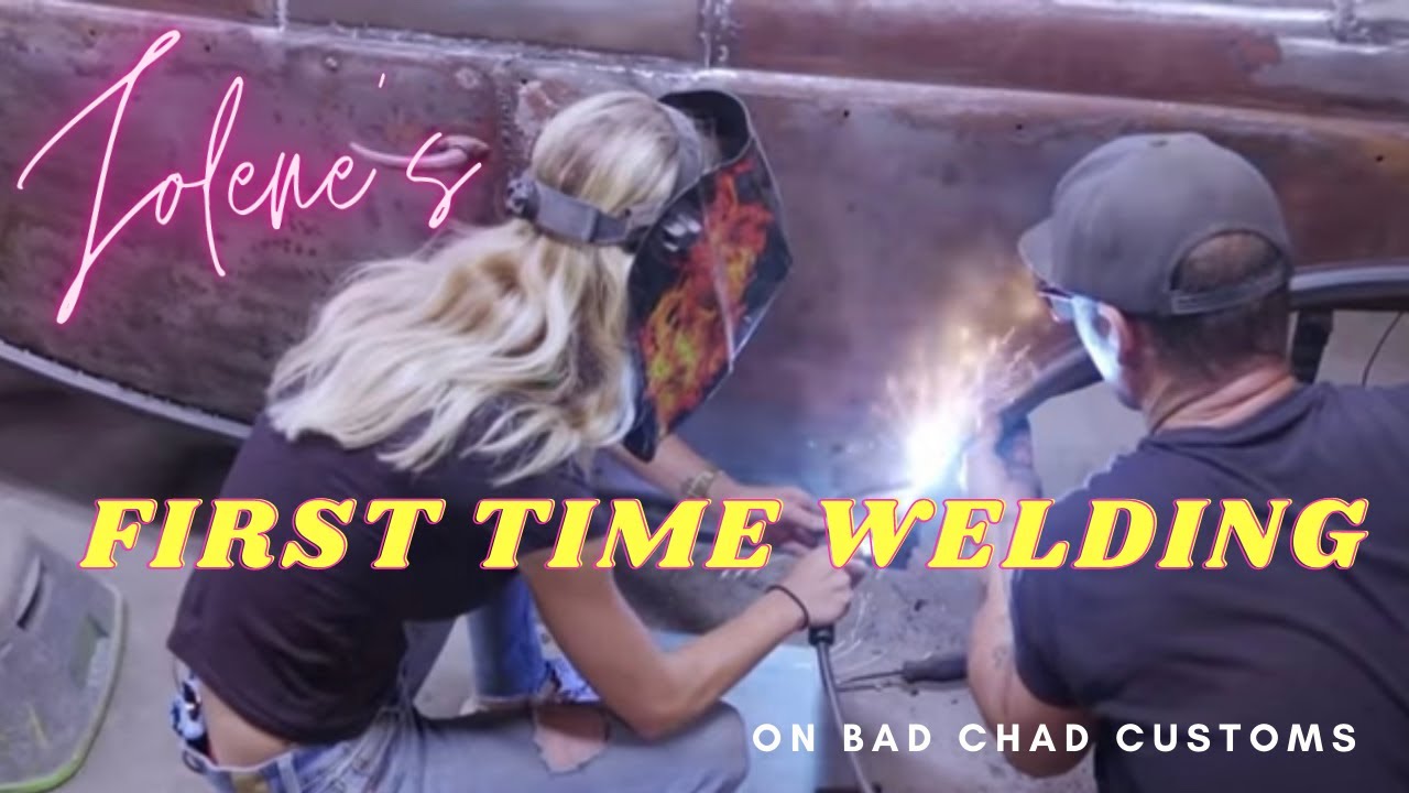 JOLENE'S FIRST TIME WELDING