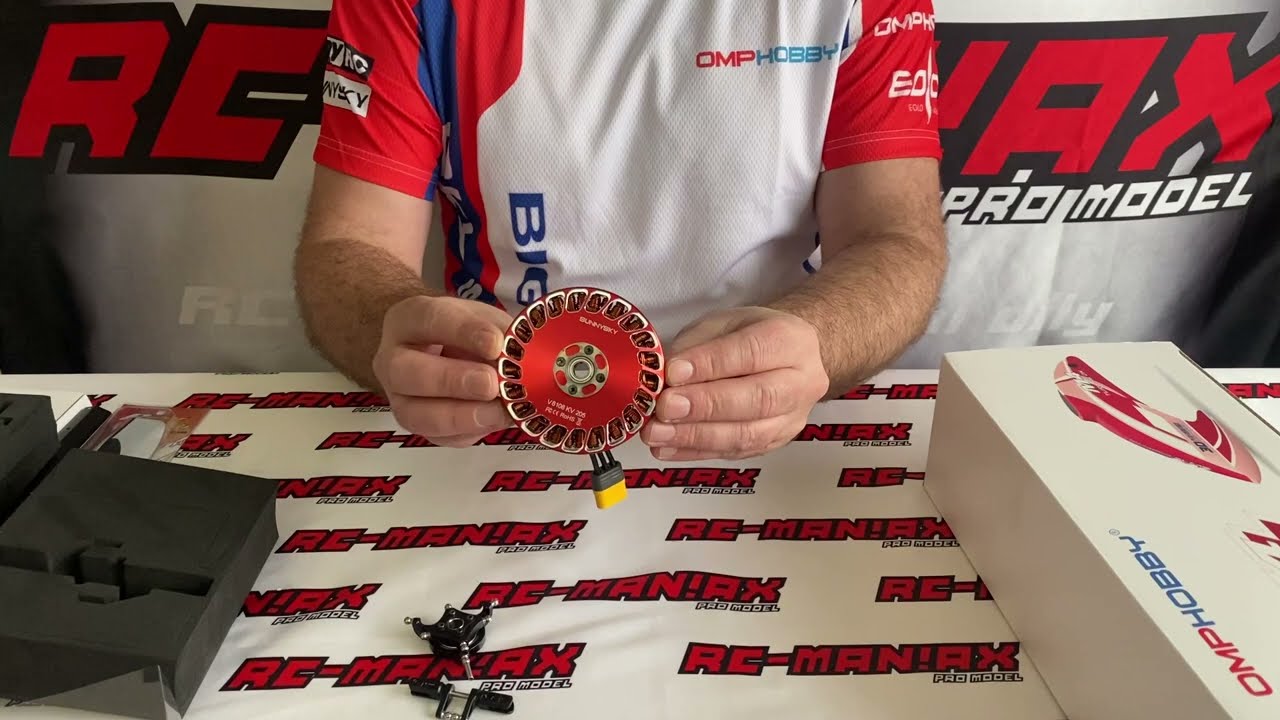 Unboxing OMP M4 RC 3D vrtulník s motorem Kit