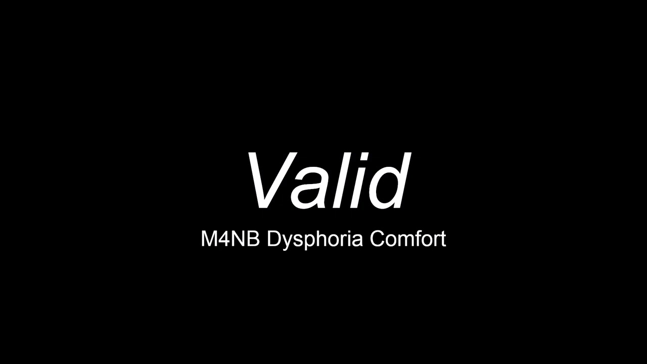 Valid (M4NB) [ASMR RP] [BF] [Non-Binary] [Dysphoria Comfort] [Cuddling]
