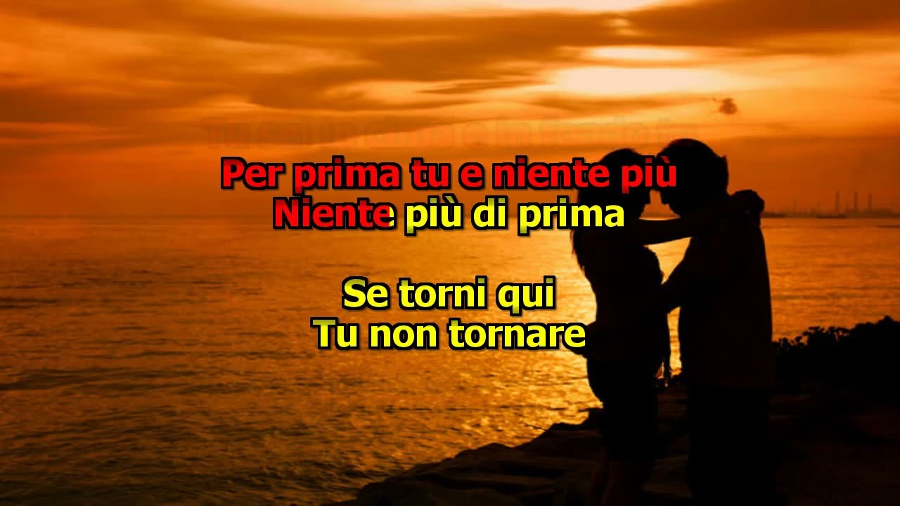 Claudio Baglioni - Niente pi&ugrave; KARAOKE