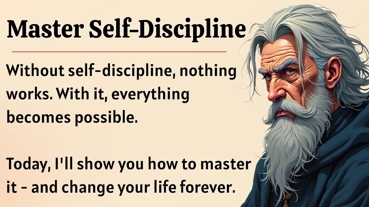 Master Self-Discipline || Learn English With Motivation || English Speaking Practice ✅