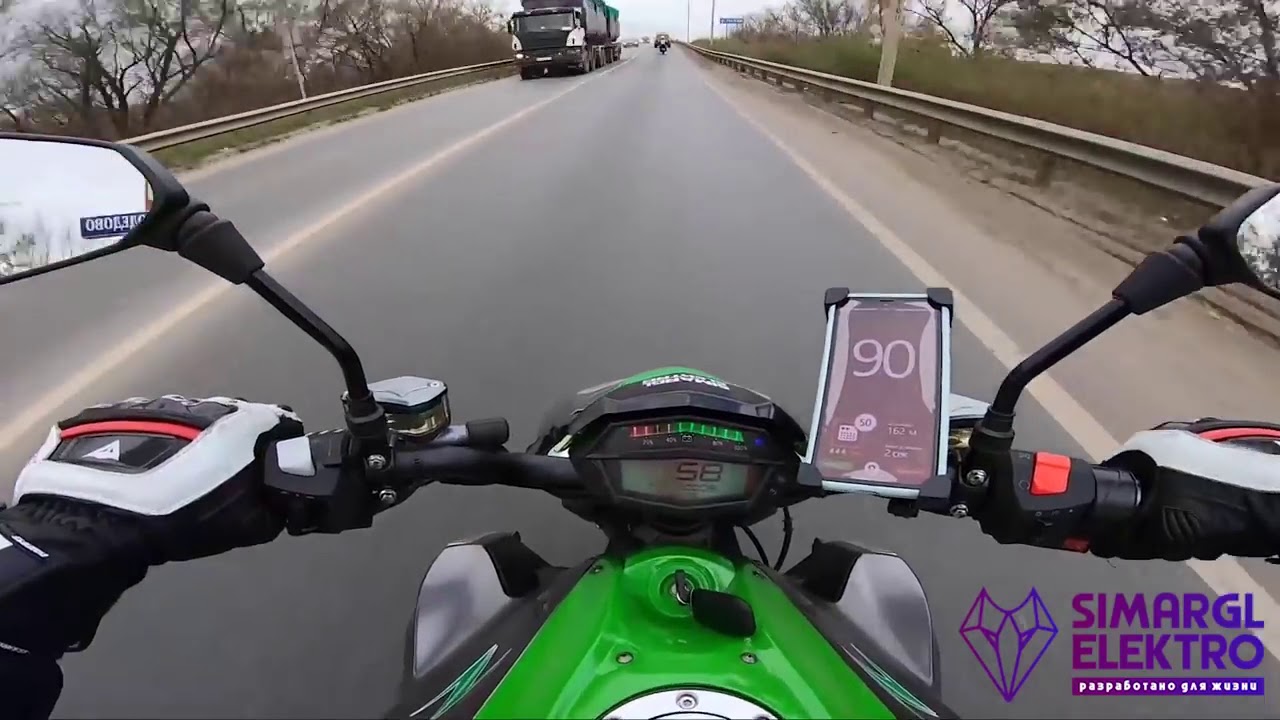 Electric motorbike full drive test 8000w,8kw