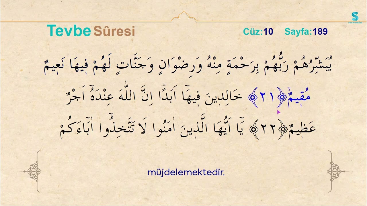 009 Tevbe Suresi - Mehmet Emin Ay