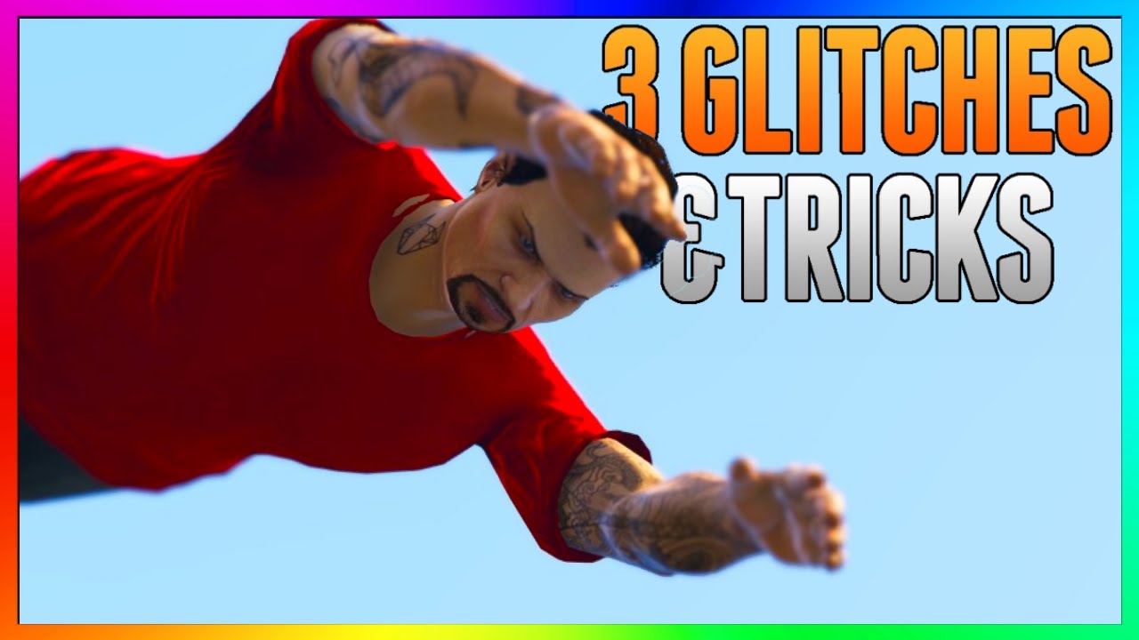 GTA 5 Online - 3 NEW GLITCHES & TRICKS (Secret Wallbreach, Funny Diving Glitch & Floating Glitch)