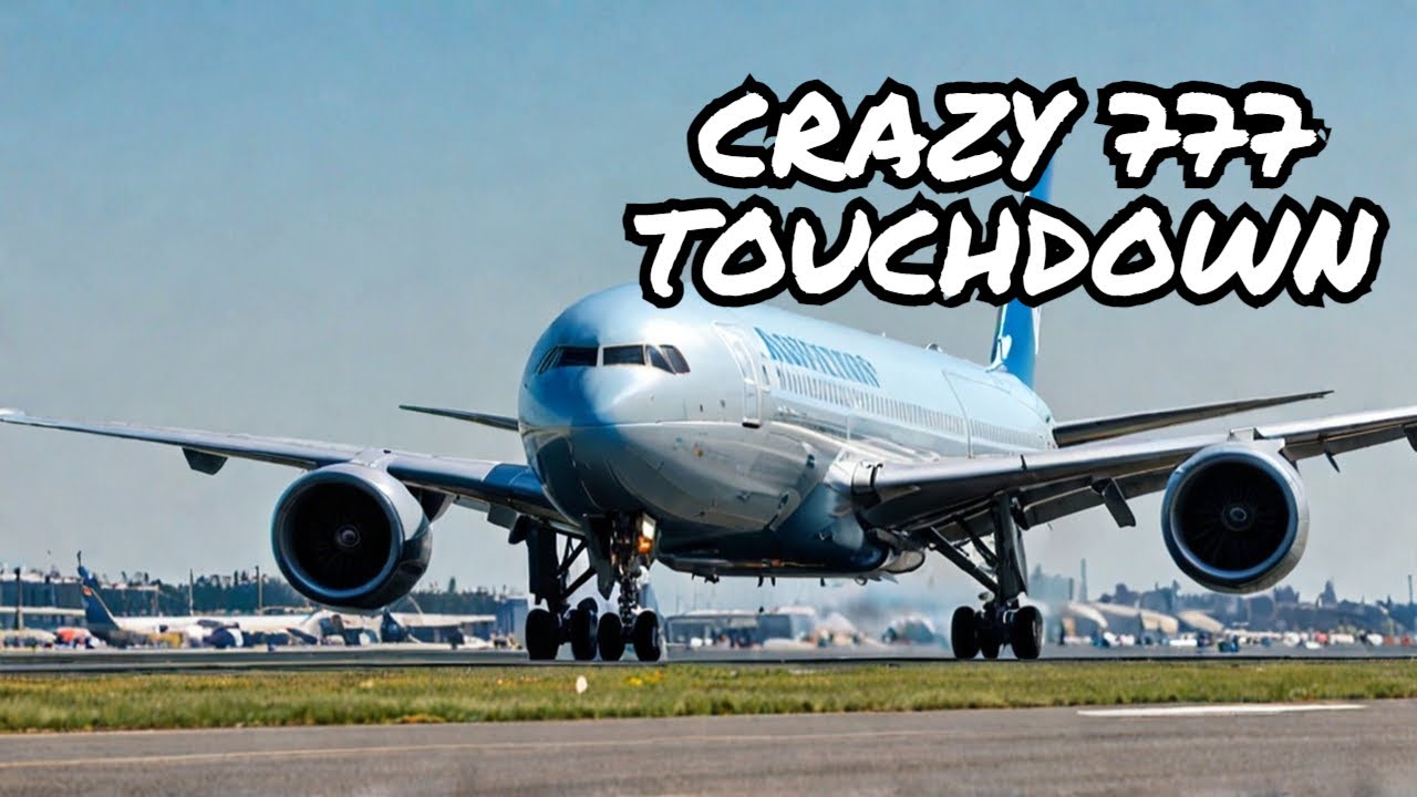 Insane Boeing 777 Delta Airlines Landing at La Guardia Airport!