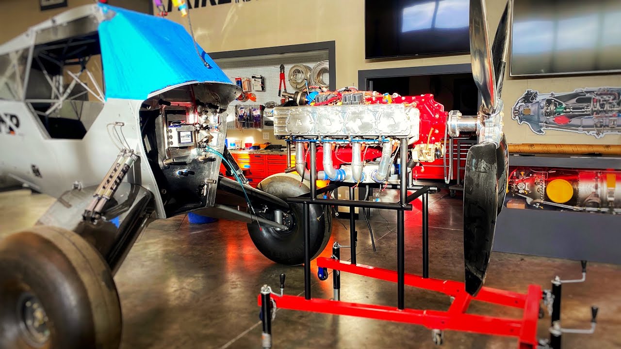 Giant race engine into a Bush Plane 😳13 Liters goes into Scrappy build # 29