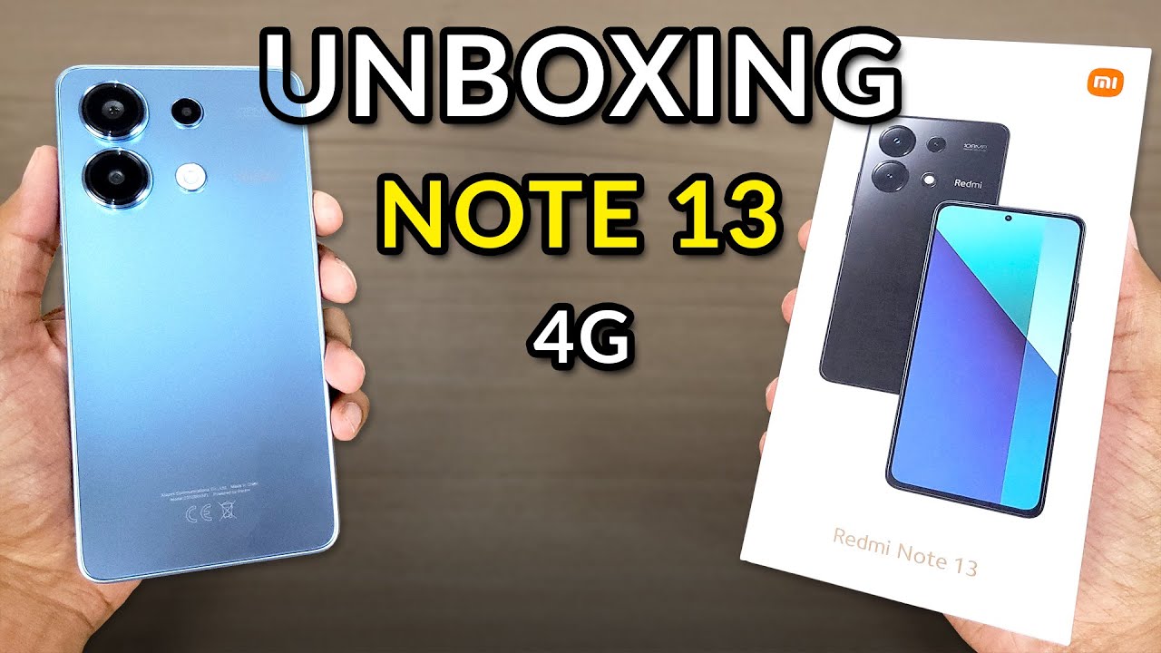 REDMI NOTE 13 4G - Tela 120Hz, Câmera 108 MP, Biometria na TELA, STÉREO e + [Unboxing e Impressões]