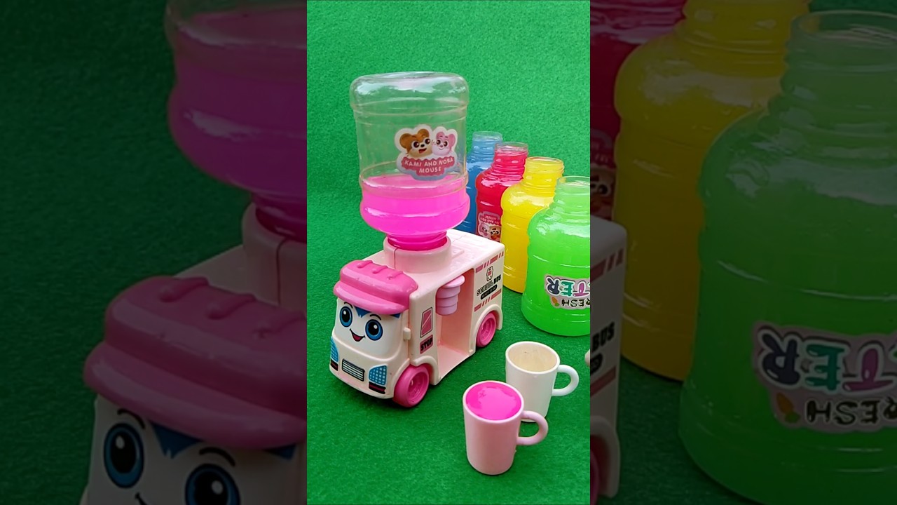 BUS DISPENSAR CUP LODING WATER FOOD COLLOR 💦🚍 (JV-2724)#short #shorts
