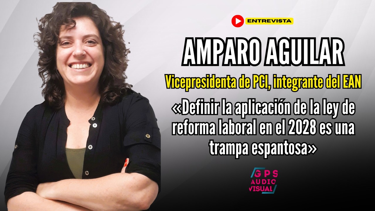 Aguilar: «Definir la aplicación de la ley de reforma laboral en el 2028 es una trampa espantosa»