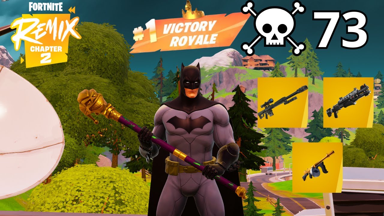 73 Elimination BATMAN Solo Vs Squads 